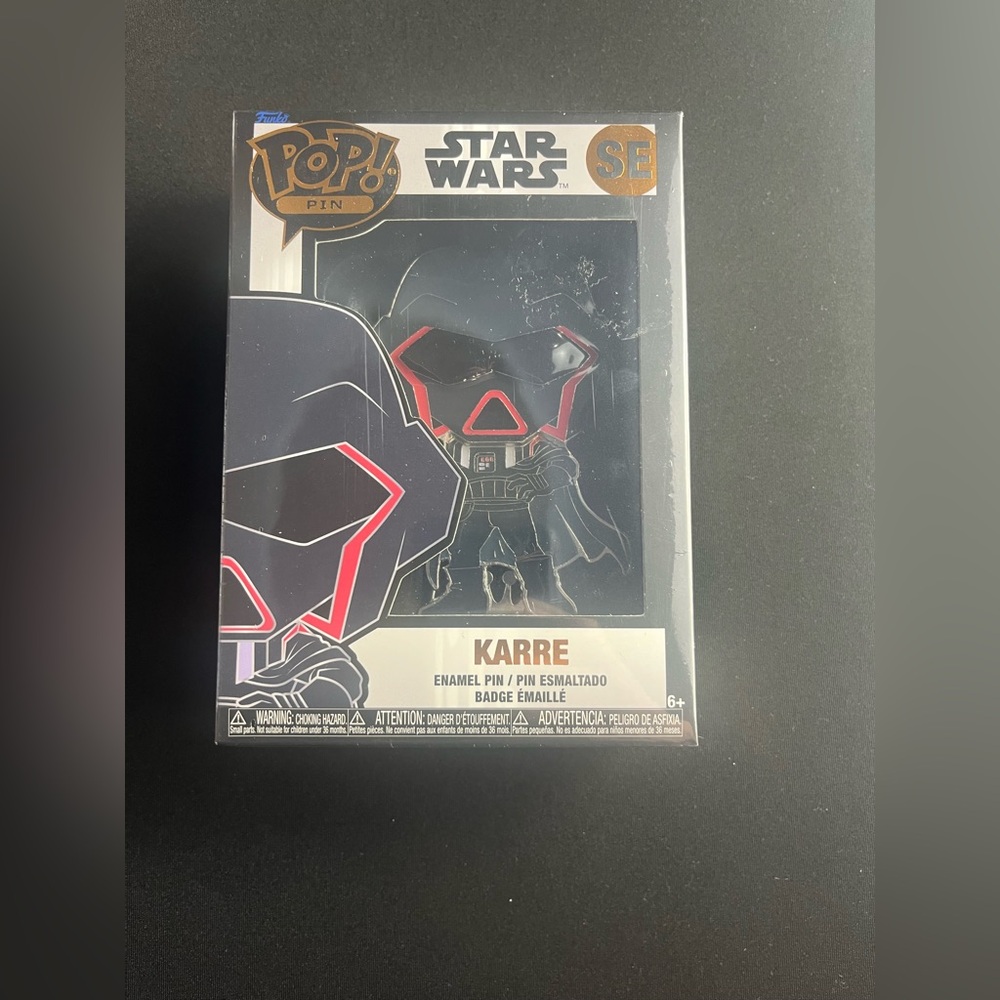 Funko POP! Pin Star Wars Karre Enamel Pin w/ Removable Stand Disney